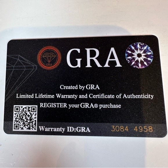 Moissanite 1.0 CT Halo Ring in Sterling Silver GRA CERTIFIED NWT - Picture 9 of 13